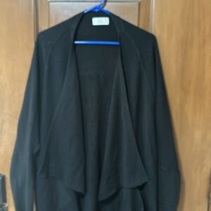 Braeve XL black flowy cya long cardigan